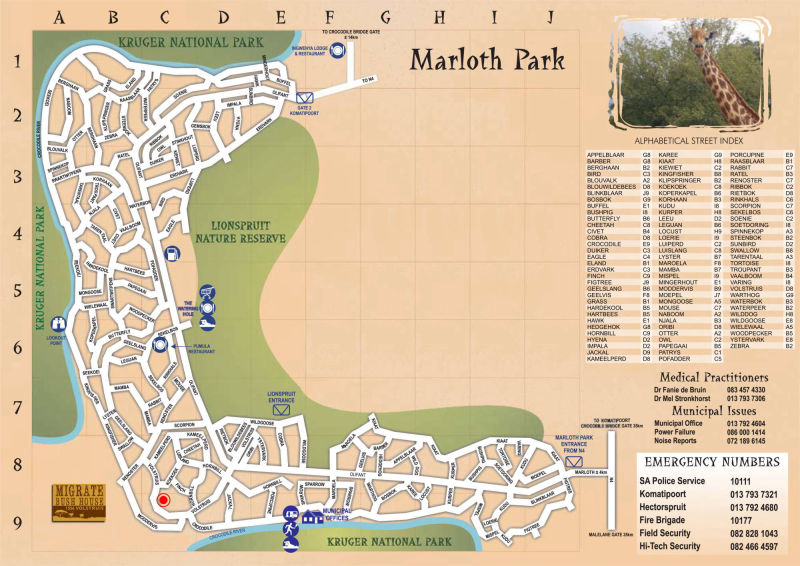 Lazy Grapes Gallery   Marloth Park Map 2000x1414 800x566 